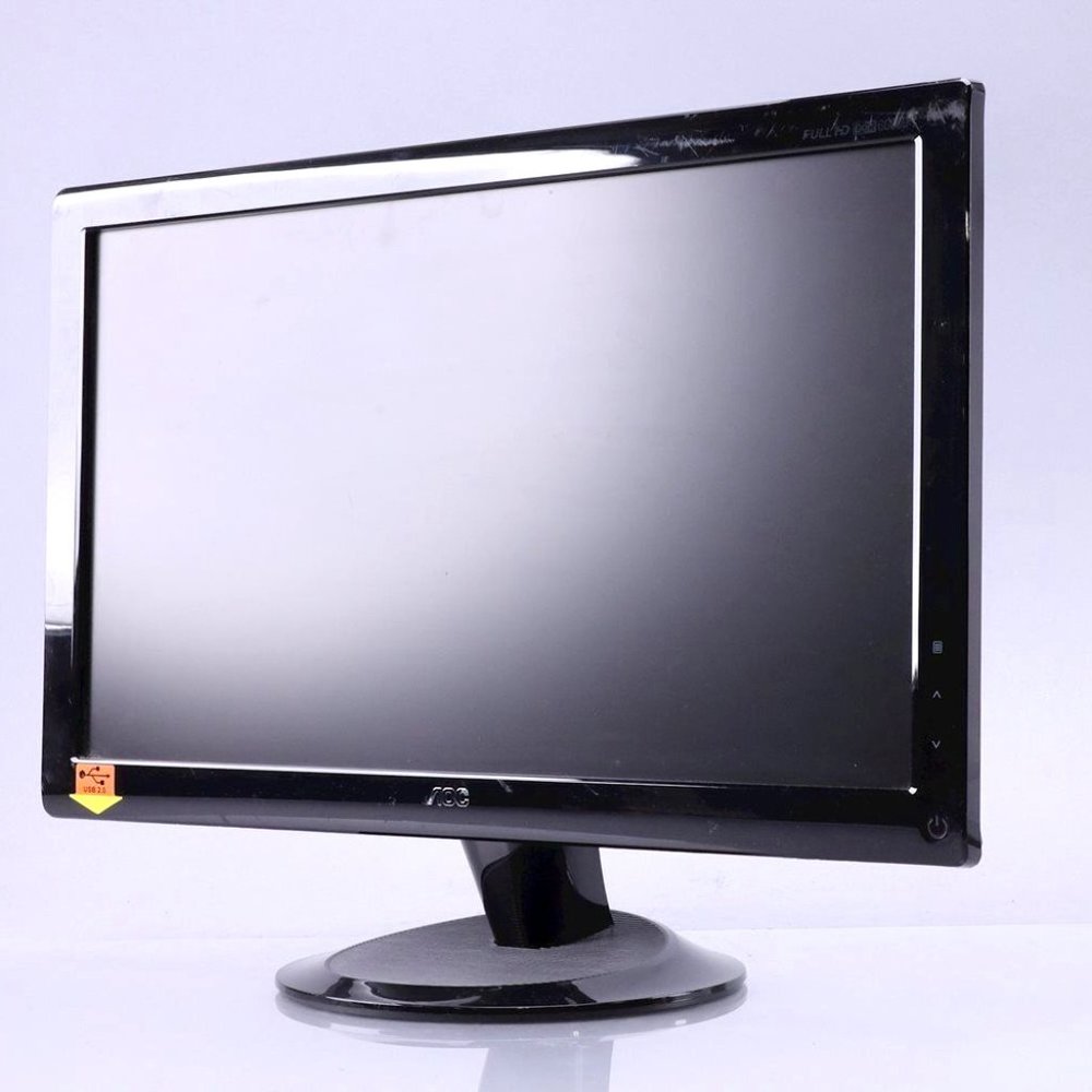 AOC 2236Vw LCD black computer Monitor screen 22in refurbished working
